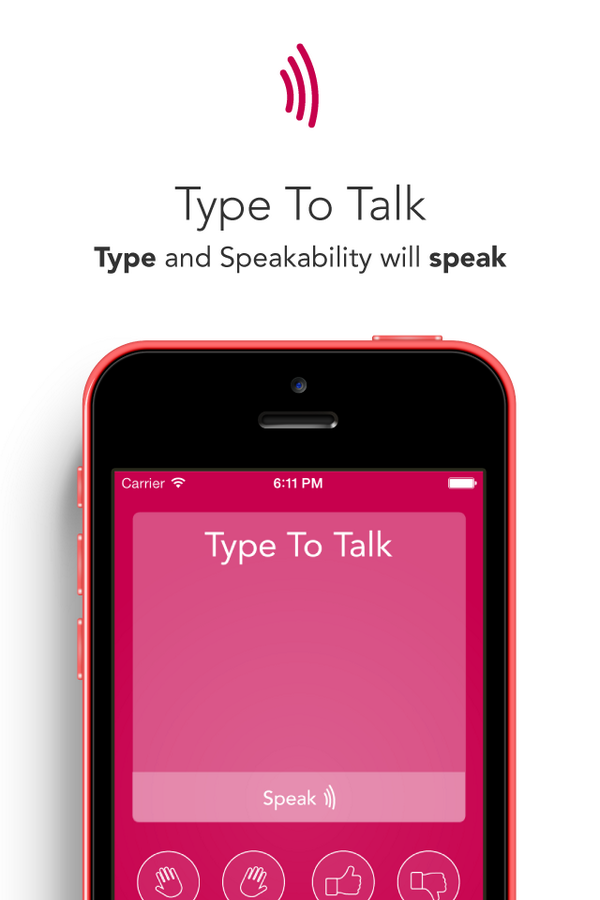 speakability1's tweet image. Version 2.0 has finally been submitted to the App Store, bringing new features, Word Talk, and a beautiful redesign