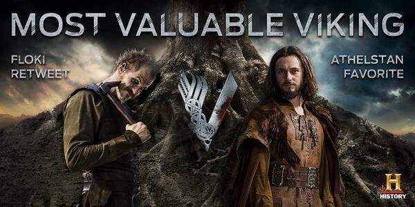 HistoryVikings's tweet image. Take your pick for #Vikings Season 2, Ep. 2's Most Valuable Viking. RETWEET for Floki, FAVORITE for Athelstan.