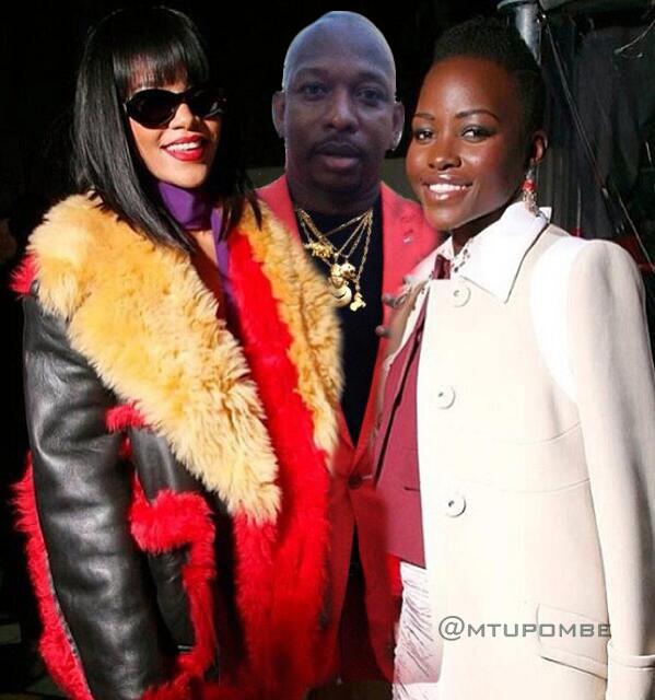 Haha'@MtuPombe: sonko hanging out with lupita and rihanna @TrendKE '