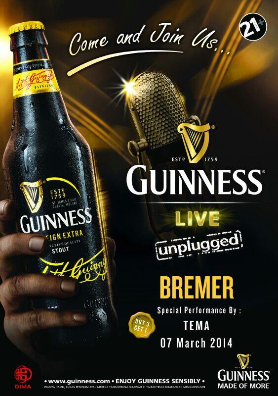 EXIT9_ID's tweet photo. TONIGHT @GuinnessID #madeofmore #tampilbaru di @BremerID enjoy our SPECIAL PROMO guys! @heruzerokibo http://t.co/tJZxqlr2bl