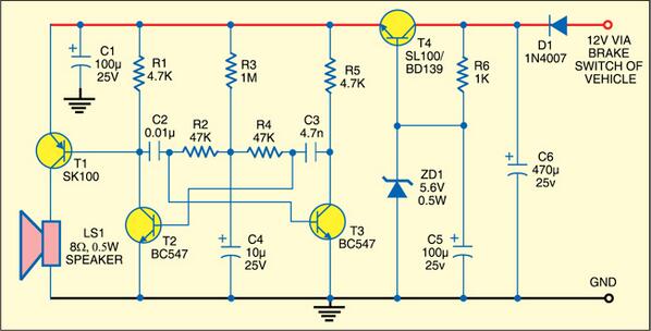efycon's tweet image. Car Reverse Horn
Can be used with any vehicle having a 12V battery... #astable #multivibrator
electronicsforu.com/newelectronics…