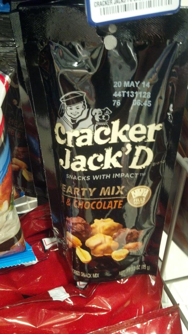SteveGaynorPDX's tweet photo. Snacks with impact. #CrackerJackd http://t.co/BJXDbChPVL
