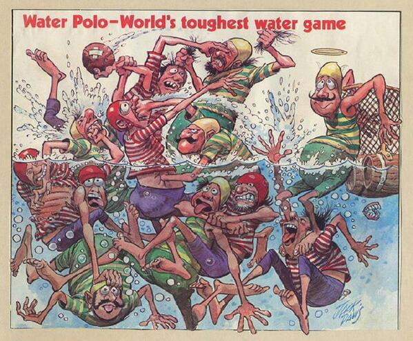 CapeTownMasters's tweet photo. An old Mad Magazine waterpolo classic http://t.co/CVUn3x7Bx3
