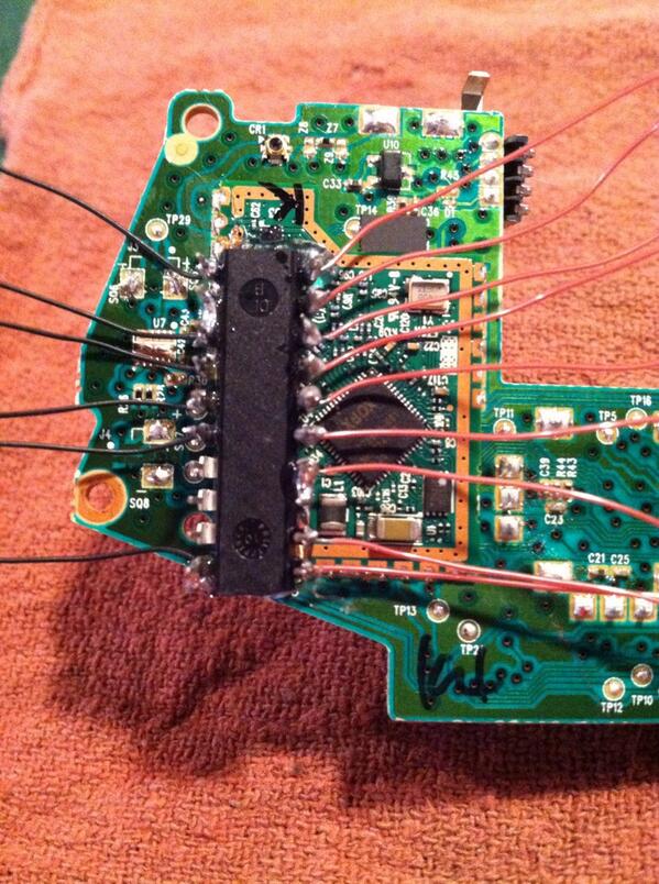 God_Modz's tweet image. Putting the chip in earlier today.