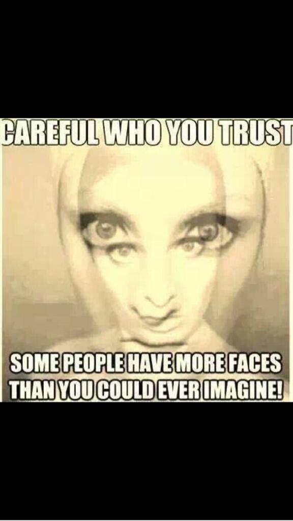 ThirdEyeTribe13's tweet image. Who do you trust?