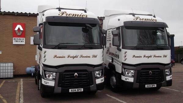 PremierFreight's tweet image. Premier Freight brings home first Euro VI trucks.