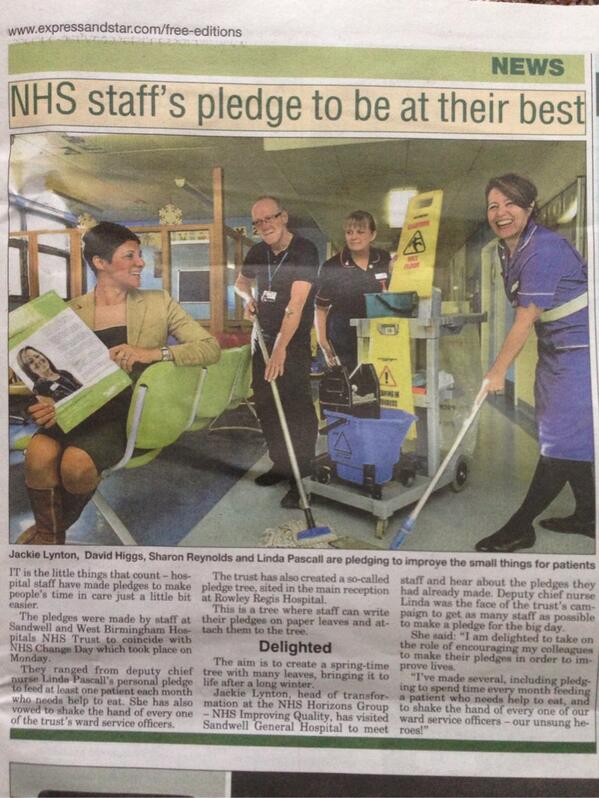 Our leaders @sharon5541 <a href="/linda_pascall/">Linda pascall</a> keeping it real with #NHSChangeDay #swbh #chronicle  #patientexperience