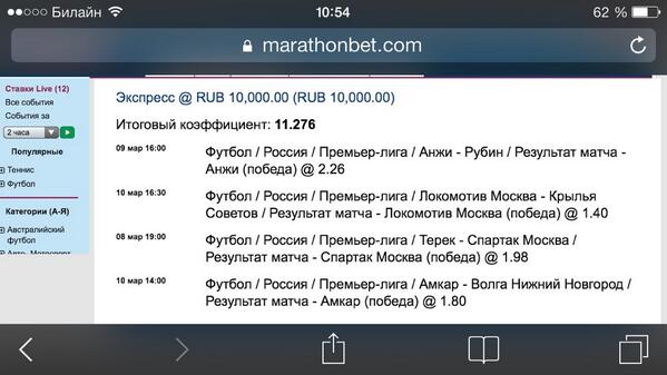 Футбол: прогнозы на результат матчей