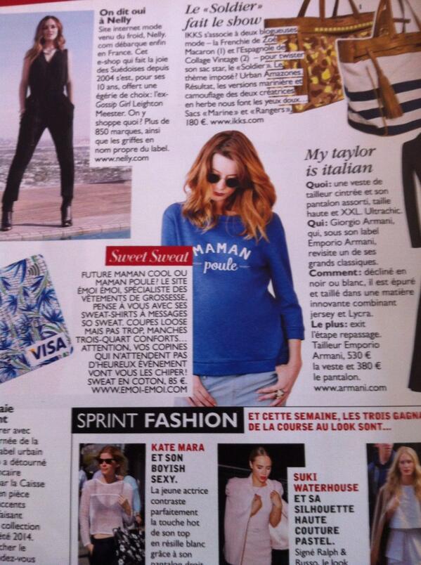 "<a href="/Kalima_RP/">KALIMA 🗣</a>: <a href="/emoi_emoi/">émoi émoi</a> est dans <a href="/grazia_fr/">Grazia France</a> ajd avec son sweat #mamanpoule !! "