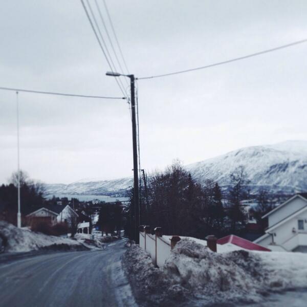Tiinaetc's tweet image. #morgenløp #Tromsø | and now some more work #masterproject