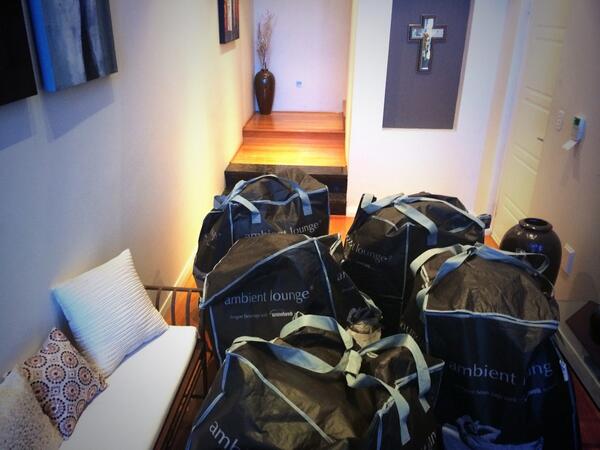 NicNat's tweet image. Thanks @pimpbeanbags and @AmbientLounge for looking after a brother #checkemout