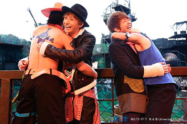 Usj Onepiece 5th公式 エースに会えた a西島さん與さんが ルフィ エースと感動のハグ 俺ら幸せ 興奮しすぎて眠れない と感激 プレミアショーもテンションmaxで楽しんで頂きました Http T Co Hz0bzdglzl ワンピース Usj Http T Co Zgtx0dr0uc