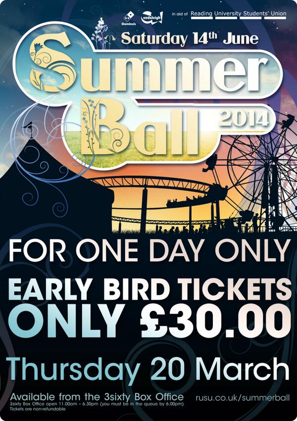 ReadingUniSU's tweet photo. #YESPimpmySummerBall Reading... Let's have another amazing Reading University Students' Union Summer Ball. http://t.co/ehgUAKR1jy