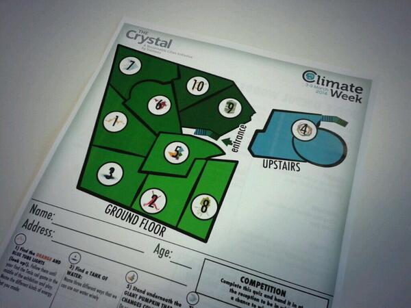 Looking for #climateweek activities? Come visit the Crystal!