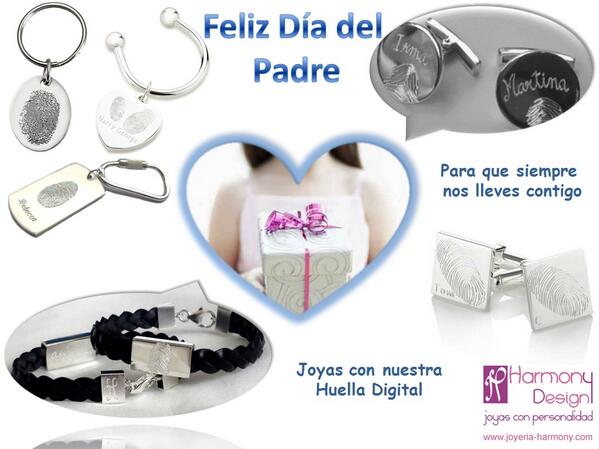 Va quedando menos para el día del padre! Y que mejor muestra de cariño que lleve vuestra huella digital con él...?