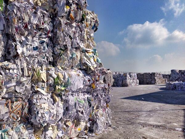 Good to see our recycled paper being put to good use in a loo roll factory in Switzerland! #recce