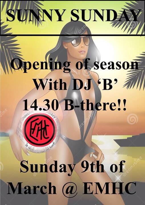 EMHCEindhoven's tweet photo. As zondag #sunnysunday @EMHCEindhoven met DJ 'B' http://t.co/eFksj6aimj