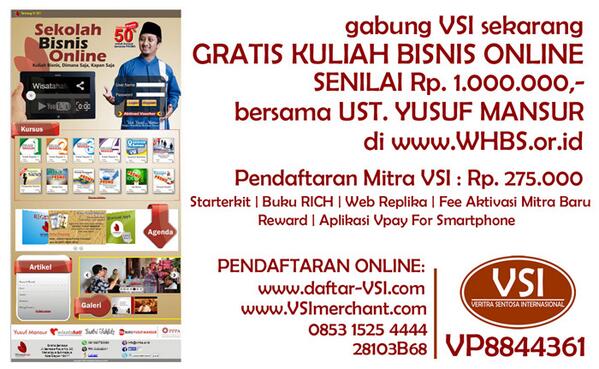 #GabungVSI Klik daftar-vsi.com/?m=join&id=idh… #Kuningan Gratis #Kuliah #Online di whbs.or.id #RegionalVSI