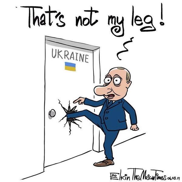 DarthPutinKGB's tweet image. I am not invading #Ukraine. That's not my leg in #Crimea.