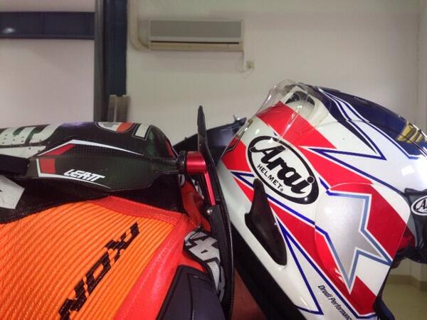 texastornado5's tweet image. Breaking out the secret weapon today 😉👍 Thanks to @officialleatt for the R&amp;amp;D to get the brace comfy 👍