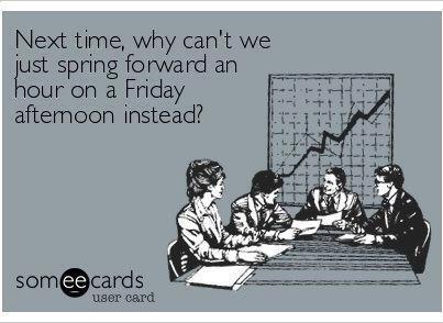 #daylightsavings is Sunday at 2AM. Do you find it easier to spring forward or fall back? bit.ly/1fhqxz3