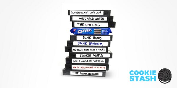 Oreo's tweet photo. Spoiler alert: no one will look here. #CookieStash http://t.co/HrME1qB05E