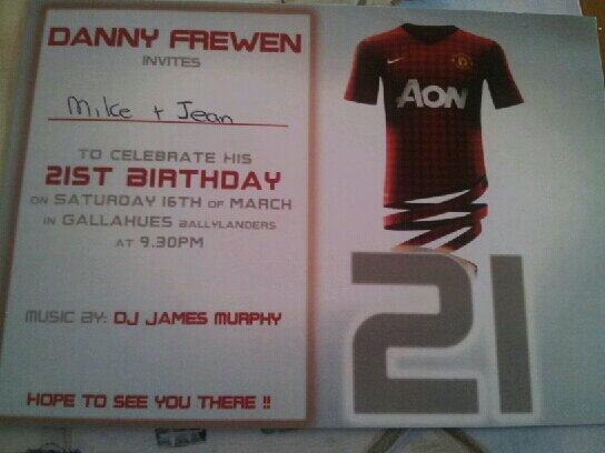 stevefox1985's tweet image. Confusion surrounding @DannyFrewen invitations. May all have to be recalled @JBMurphy87 @KieranCalla #wrongday&amp;amp;date