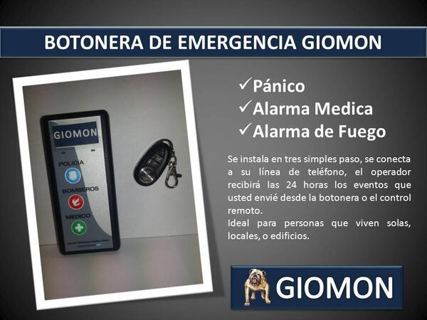 GiomonSeguridad's tweet photo. BOTONERA DE EMERGENCIA http://t.co/2RjfbEam81