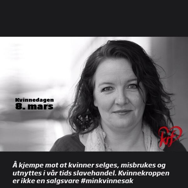 DagrunEriksen's tweet photo. #minkvinnesak Å kjempe mot at kvinner, selges, misbrukes og utnyttes i vår tids slavehandel. Vi er ikke  salgsvare http://t.co/ukYvZqV66t