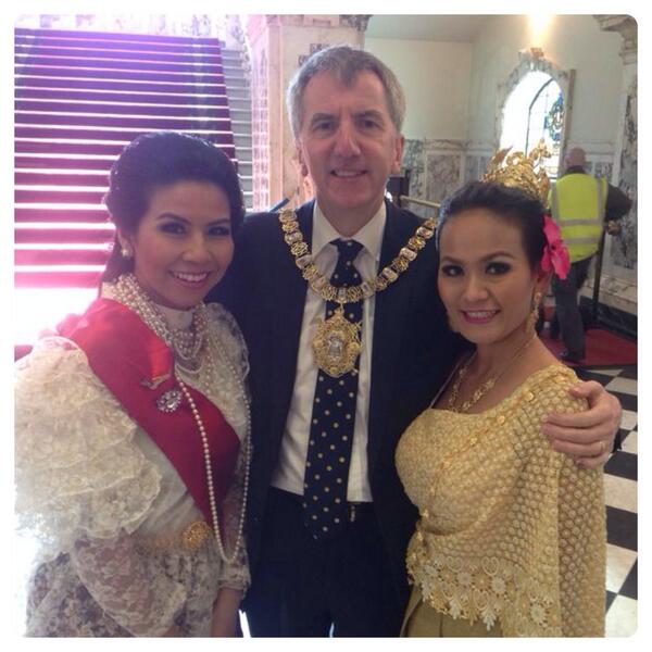 thaibelfast's tweet image. Meet The Belfast Lord Mayor today