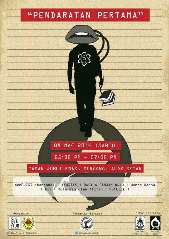 SMKedah's tweet photo. @SeratusMulut admin, promote sikit event SMKedah esok iaitu #PendaratanPertama di Taman Jubli Emas, Mergong, Kedah. http://t.co/GgSqxdPjZG