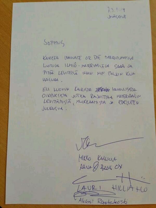 Ilmion_kaava's tweet photo. Mikko teki elämänsä huonoimman sopimuksen ;) Lisäinfoa tulossa 14.3.@nsniemela @VilleKomaro @alfrehn @aavabang #jkles http://t.co/B7IcXx8DHh