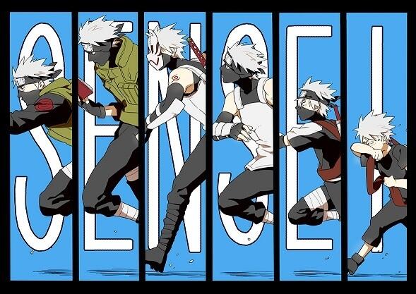 Arab_Otaku's tweet photo. مراحل تطور كاكاشي. http://t.co/oqJOSmyz22