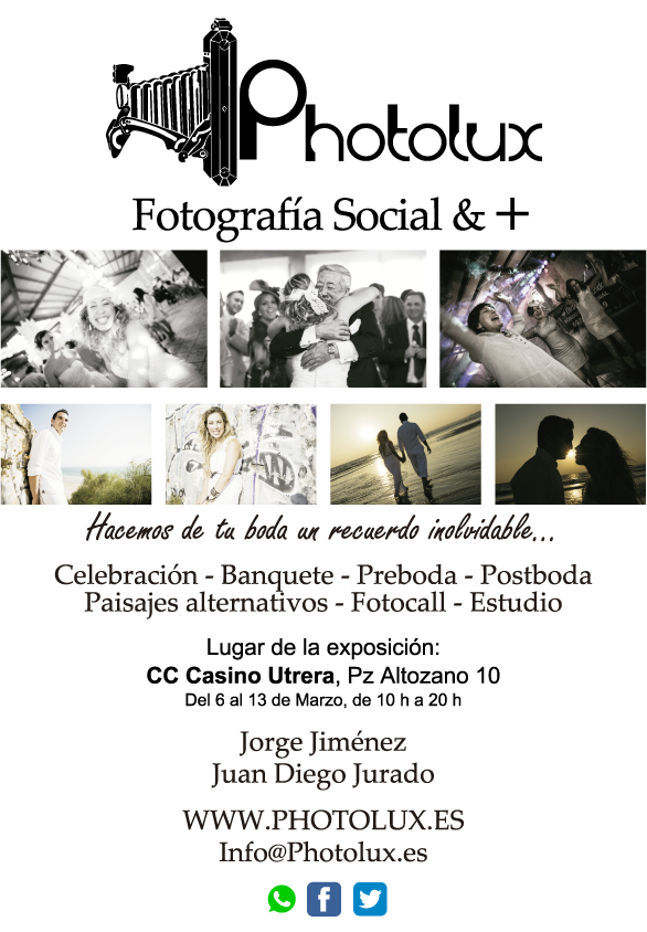 PhotoLux_'s tweet photo. Del 6 al 13 de Marzo estaremos de exposición en el Centro Cultural Casino de #Utrera con nuestra fotografía de boda. http://t.co/sy63ffbLoN