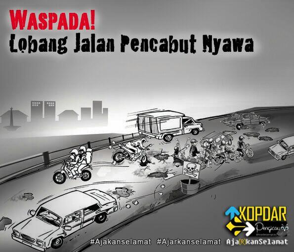 Launch poster ke-19 "Waspada Jln Berlubang di Jln Raya" <a href="/K2C_Kediri/">K2C Kediri</a> <a href="/JRIJakartaChapt/">JRI Jakarta</a> <a href="/KRC_BANDUNG/">KRC_BANDUNG</a>  <a href="/KediriRiderClub/">Kediri Rider Club</a>