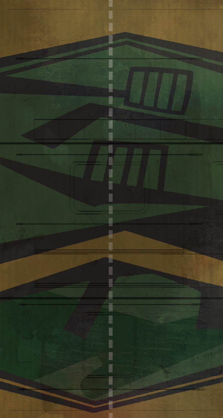 ツガハルカ 作曲家ギタリスト 瑞鶴飛行甲板迷彩壁紙 Iphoneとかスマホ用に 艦これ版深夜の真剣お絵描き60分一本勝負 Http T Co Yugkqxfjxq Twitter