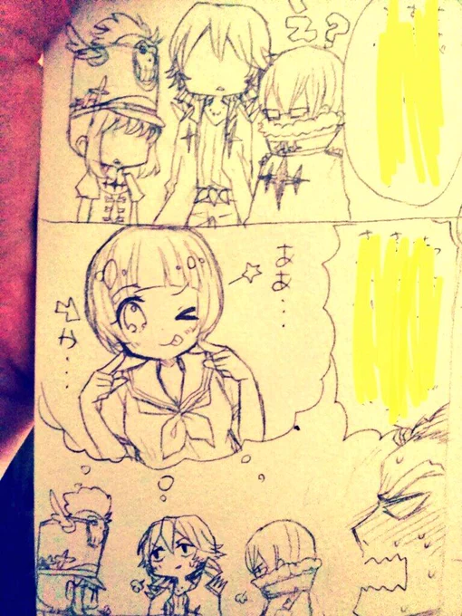 落書き漫画書いてるんだけど1つ描きはじめて終わらないうちに次のネタ描きたくなってしまっての繰り返しで完成しないあるある 
