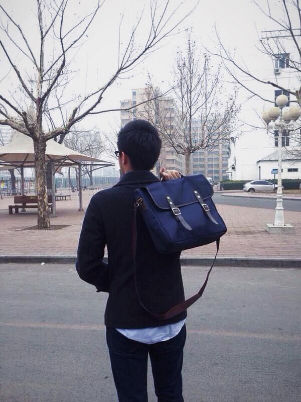 dogwoodsupply's tweet photo. Our buddy @pax_li with @dogwoodsupply Messenger Bag in Beijing ;D #dogwoodsupply #messenger #bag #worldwide http://t.co/WbjXnYrE4A