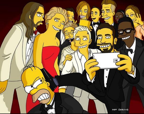 HomerSimpson_tv's tweet photo. El mejor selfie es este y lo sabéis! http://t.co/bAJNHwZm66