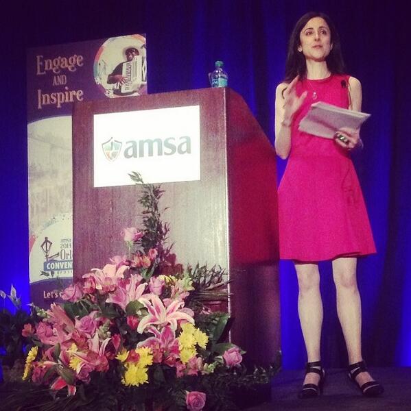 Dr. Sheri Fink, author of Five Days at Memorial, addressing AMSA members at this morning's keynote. #AMSACon