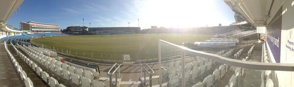 Hopefully it looks this good on the 25th for varsity! @carnegiesport @Yorkshireccc