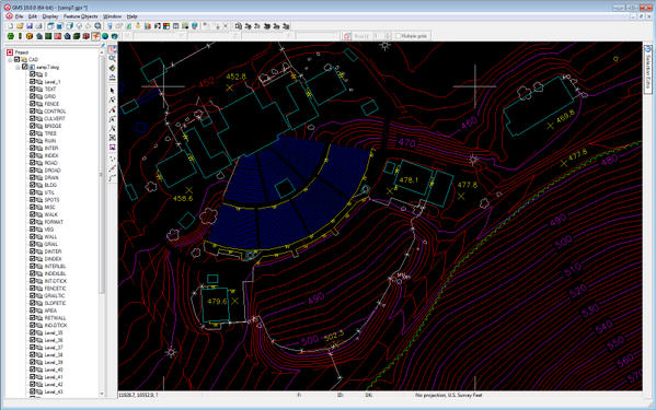 Aquaveo's tweet photo. GMS 9.2 can import DGN (MicroStation) cad files: http://t.co/1rQinfLwEb http://t.co/5QLQZGCHVT