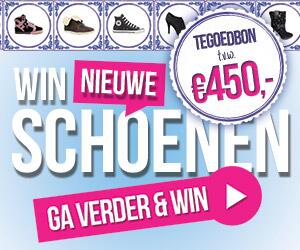 Win € 450 aan schoenen. Ga naar goo.gl/JEf4ET