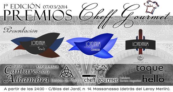 enlacedemedios's tweet photo. Esta Noche a las 24:00 horas la 1º entrega de premios Cheff Gourmet. Presentación de la nueva linea de productos.... http://t.co/SwZOrEeMbD