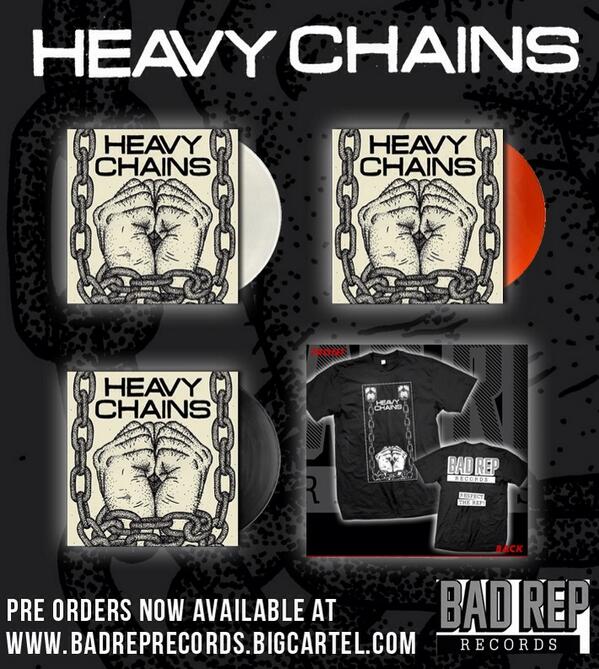 Pre Orders for the Heavy Chains 7" are now available. All orders begin shipping APRIL 21st!!! badreprecords.bigcartel.com