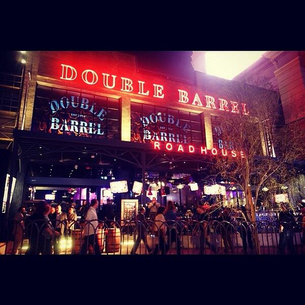 Vegas's tweet photo. Welcome to the neighborhood! RT @MonteCarloVegas: Day 1 for @DoubleBarrelLV at 11am! #MonteBLVD!  #DoubleMonte http://t.co/3VzsjKzXF3