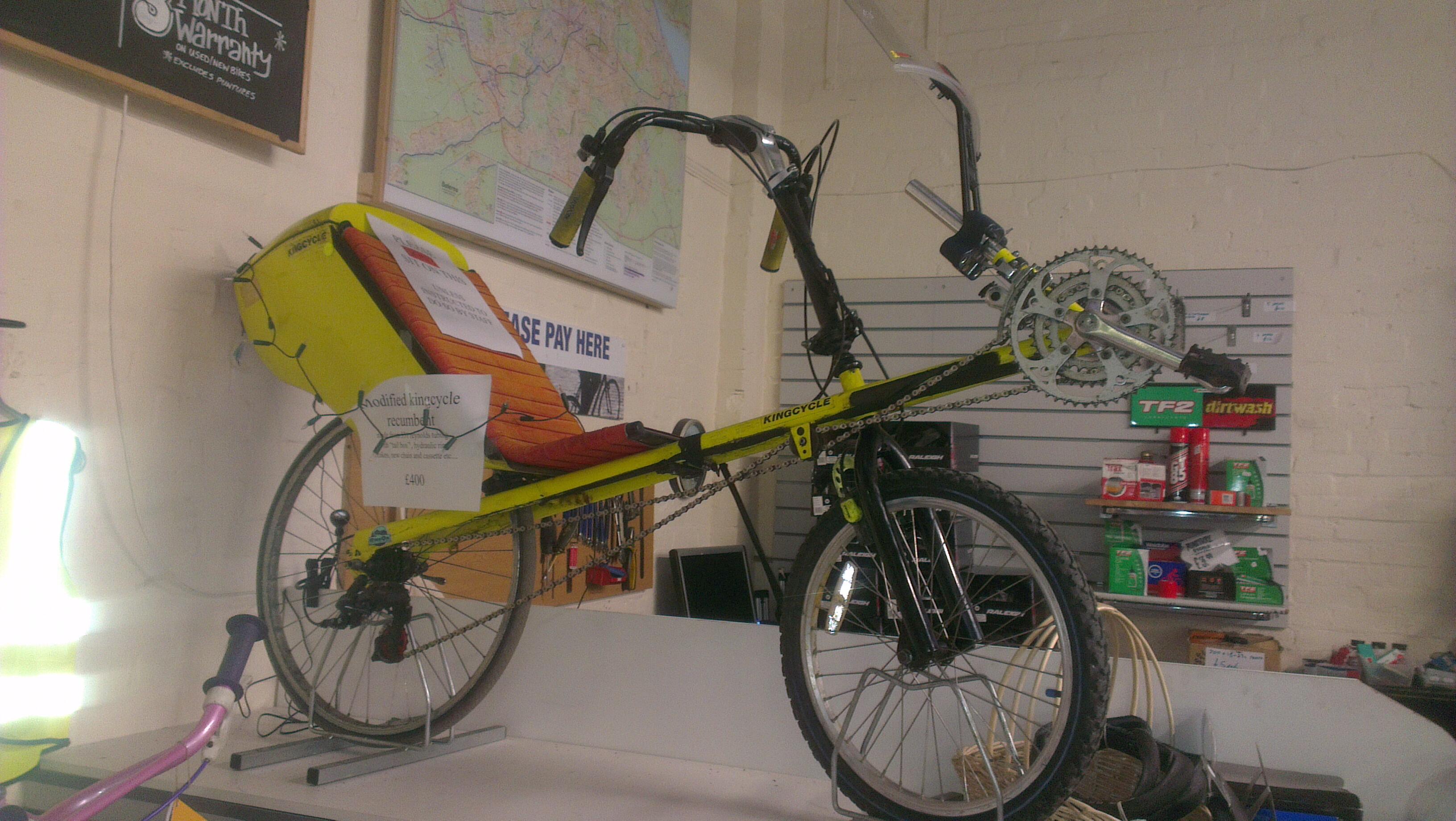 The Bike Station on X kingcycle recumbent 531reynolds frame Loads o fun Only 400 http t HSMn6Ysy8q X
