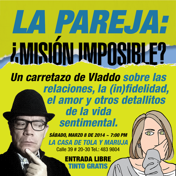 AlfaguaraCol's tweet photo. La agenda #Aleida2014 costará $25.000 sólo durante este evento de @VLADDO, en la casa de @Tolaymaruja. http://t.co/FmZZTSYkqk