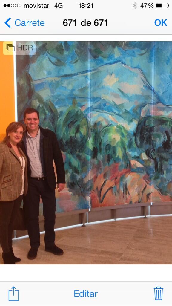 andrespenalozag's tweet photo. Tarde de museo. Los privilegios de vivir en Madrid. Cézanne site/non-site en Thyssen - Bornemisza ¡Gracias Dios! http://t.co/TCgTzLii3m