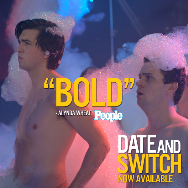 DateAndSwitch's tweet photo. Best friends support you no matter what. Foam parties required. #DateAndSwitch Available NOW: http://t.co/nLtN9luulV http://t.co/NfKHITwuag